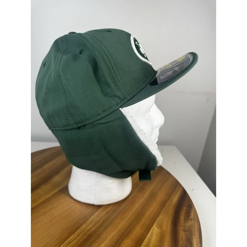 New Era‎ 59Fifty New York Jets Fitted Dog ear Hat Size 7 1/2 Black NFL AFC Cap